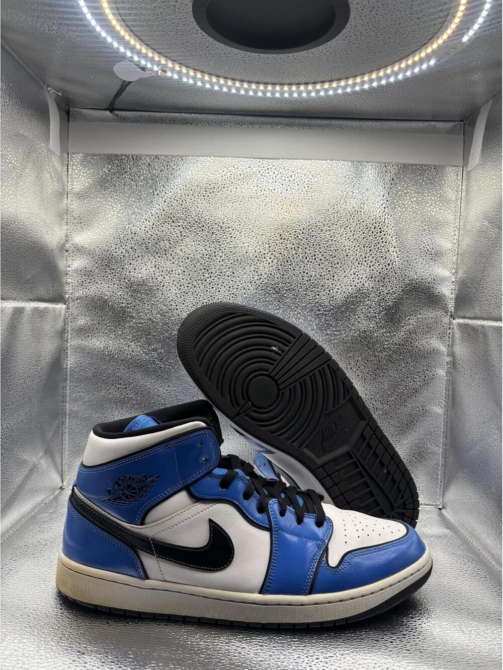 Air Jordan 1 mid signal blue - Picture 1 of 6